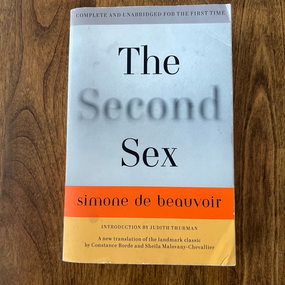 (3 for 35) the second sex (novel) Simone de Beauvoir, vintage copy - Picture 2 of 4